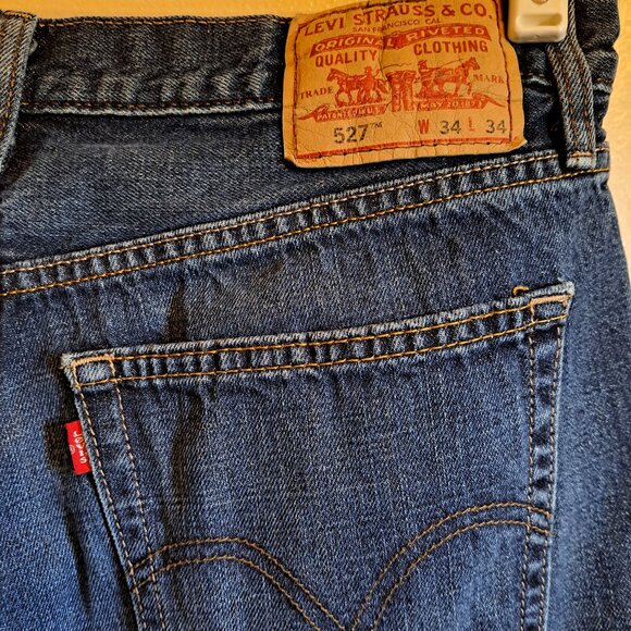 Levi's Men's Bootcut 527 Denim Jeans - Picture 3 of 9